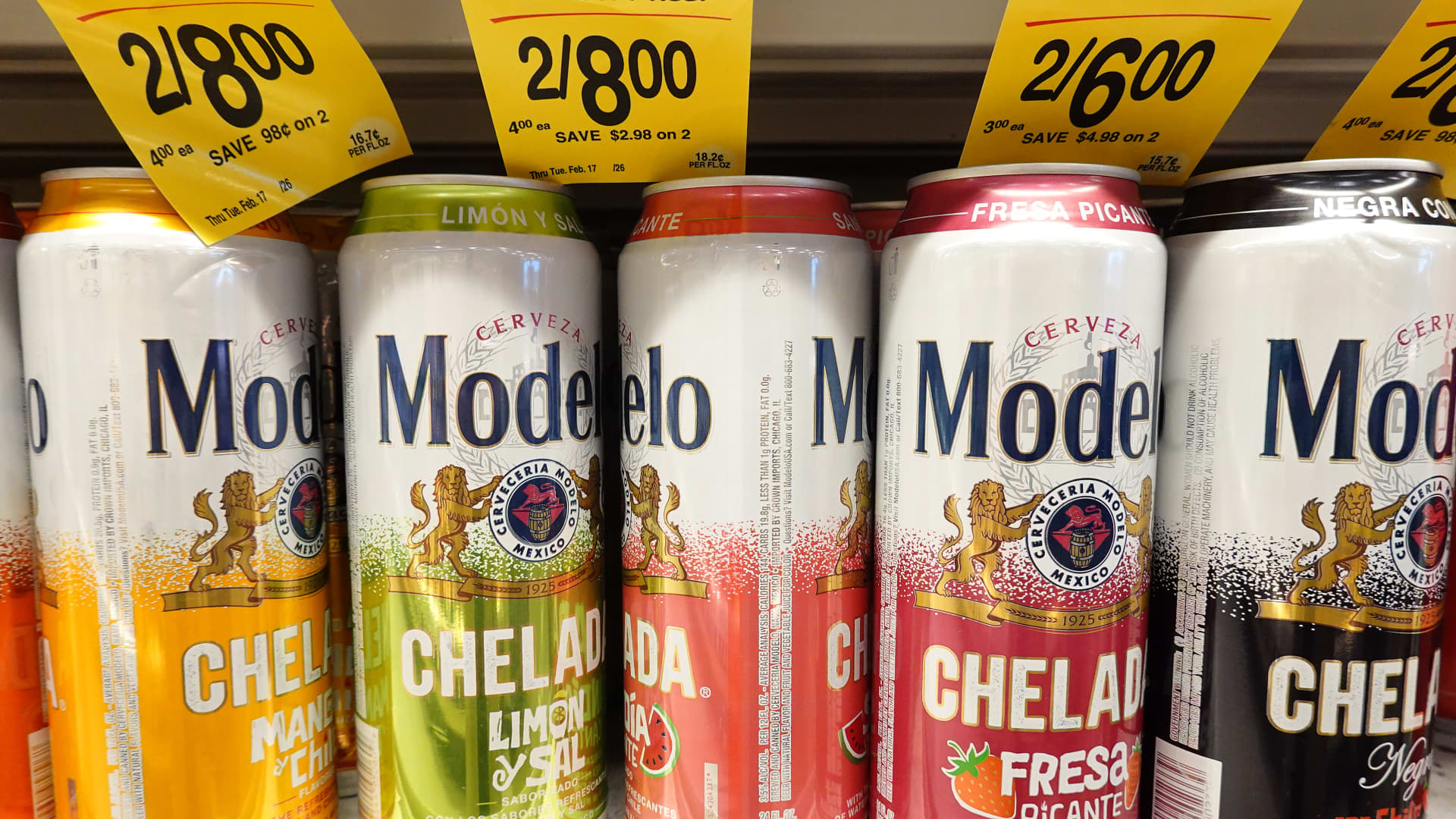 Constellation Brands, U.S. maker of Modelo and Corona, withdraws 2028 guidance due to uncertainty
