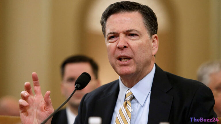 James Comey charged with threatening Trump's life in ‘8647’ seashell post