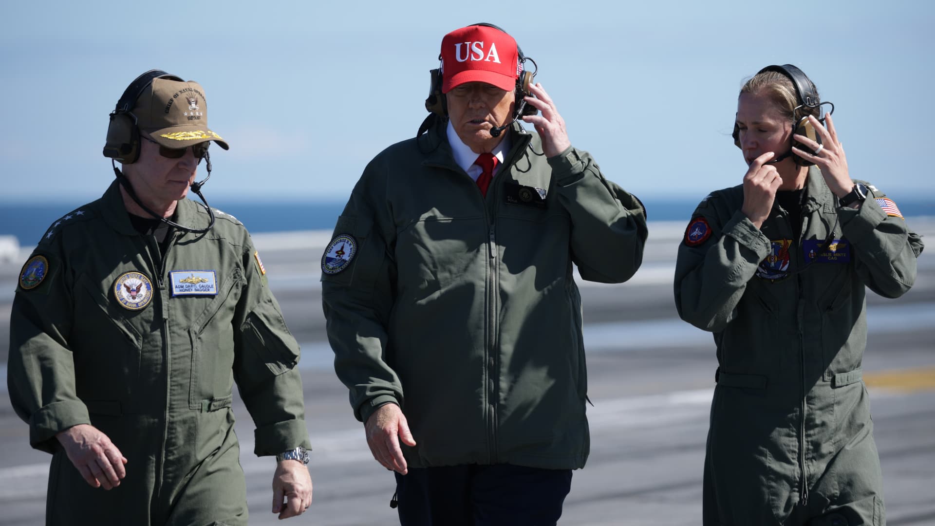 Trump says U.S. ready for 'next conquest,' warns military to remain near Iran until 'real agreement' is honored