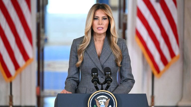 Melania Trump blasts claims about Jeffrey Epstein and her