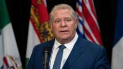 Ontario Premier Doug Ford agrees to trade $21m private jet following outcry