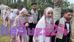 Hope in Gaza as 300 couples get married at one time