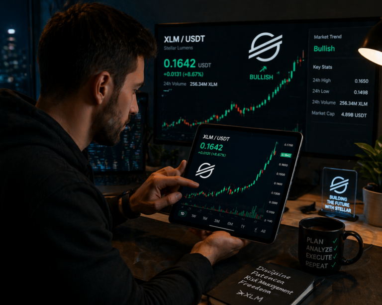 XLM surges above key resistance level, bullish momentum builds