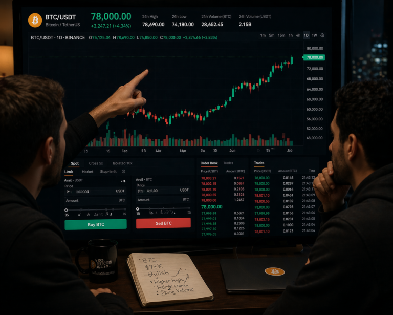 Bitcoin surges above $78k amid ceasefire extension and liquidity boost