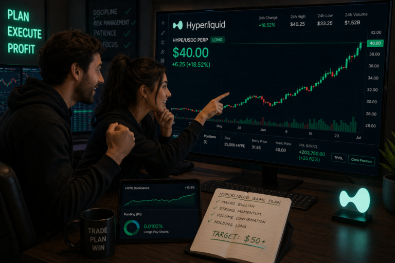 Hyperliquid (HYPE) holds above $40 as futures activity stalls