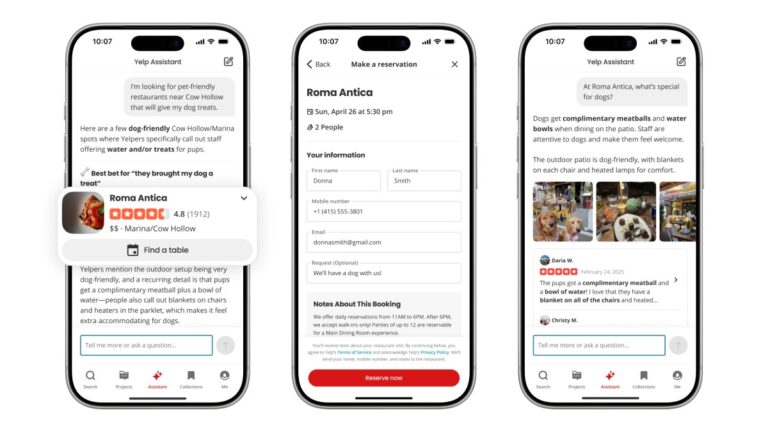 Yelp Evolves Beyond Reviews with New AI-Powered ‘Answers and Action’ Assistant