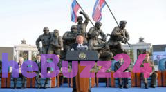 Kim Jong Un praises troops who 'self-blasted' to avoid capture by Ukraine