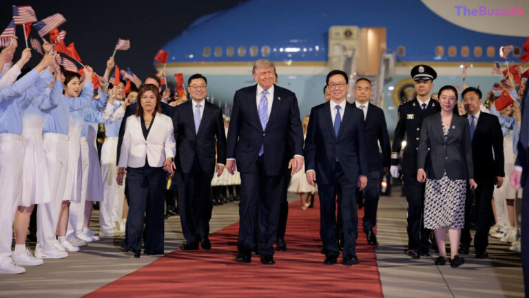 High-Stakes Diplomacy: U.S. President Touches Down in Beijing for Landmark Summit