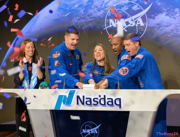 NASA Artemis II Crew Rings Nasdaq Closing Bell