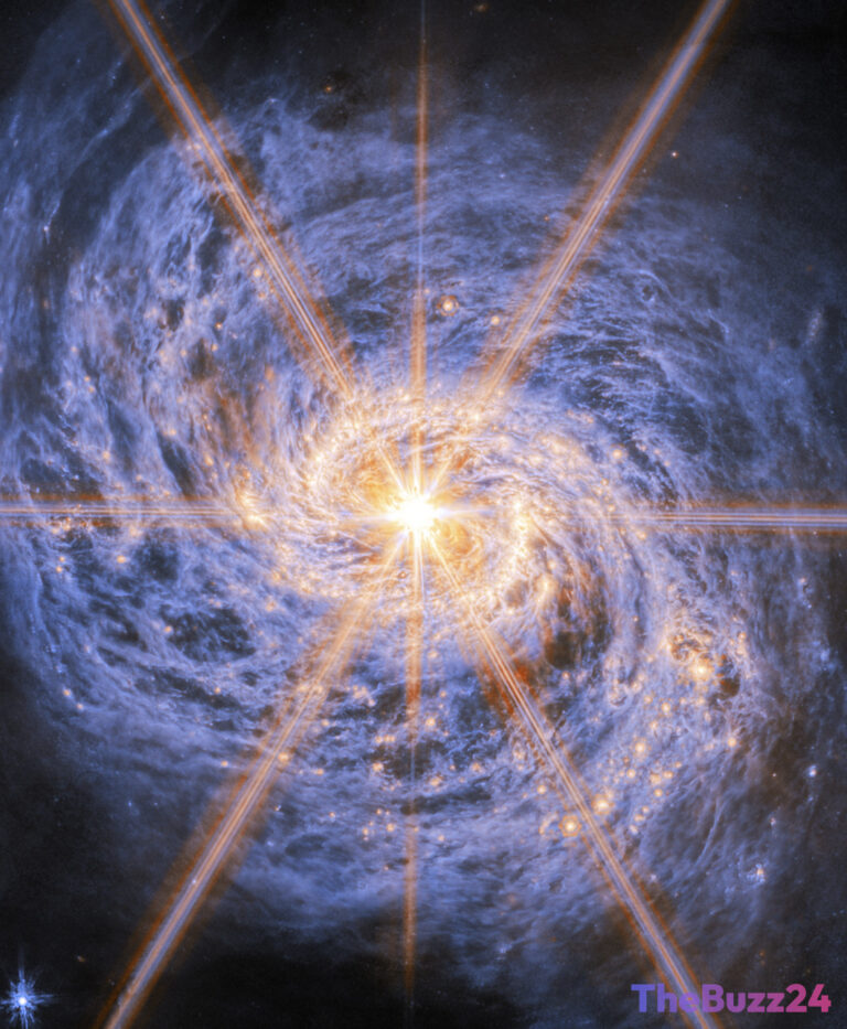 James Webb Captures Stunning View of Barred Spiral Galaxy Messier 77