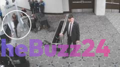 Latest CCTV footage appears to shows when shots were fired at Washington press dinner