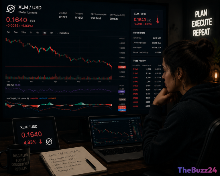 Stellar (XLM) Shows Signs of Bullish Momentum Amid Market Consolidation