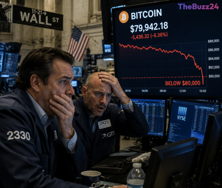 Bitcoin Retreats Below $80,000 Amid Significant Institutional Outflows and Profit-Taking