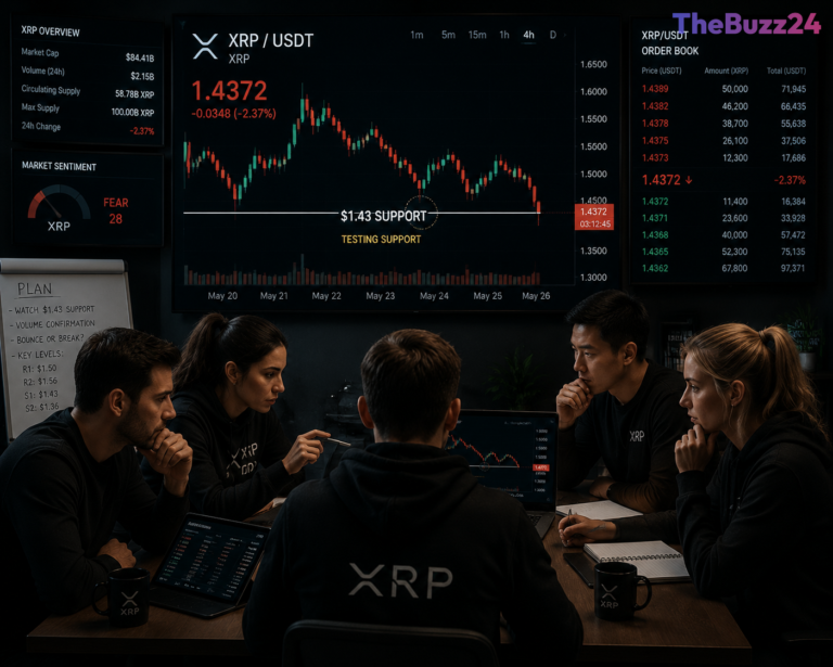 XRP Navigates Critical $1.43 Support Amidst Shifting Market Dynamics