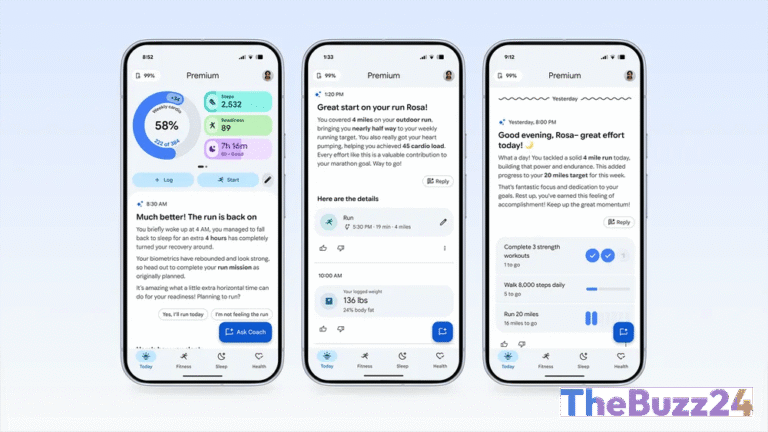 Google Launches AI-Powered Health Coach and Rebrands Fitbit App