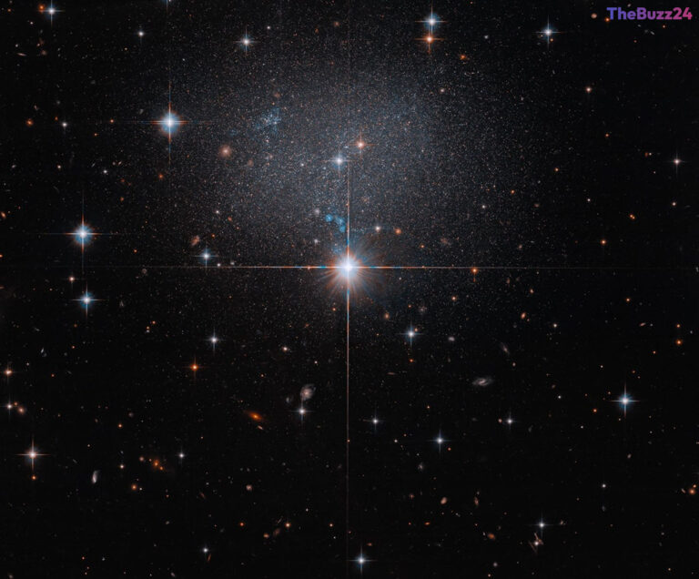 Hubble Telescope Reveals Hidden Beauty of Distant Dwarf Galaxy ESO 490-017