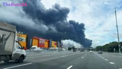 Black Rain Falls on Moscow After Massive Ukrainian Drone Assault on Oil Refinery