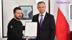 Diplomatic Tensions Rise as Zelensky Returns Poland’s Highest Honor