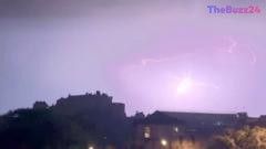 Severe Thunderstorms Illuminate UK Skies Following Record Heat
