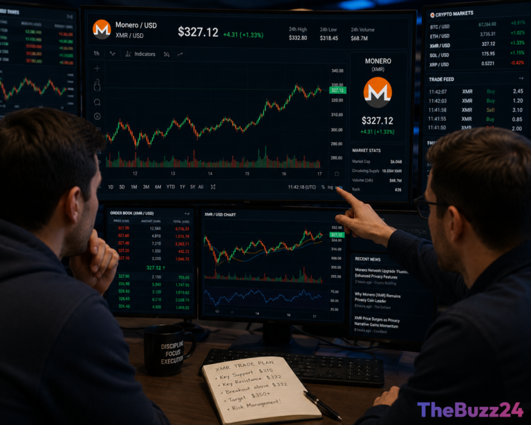 Monero Slips Below $330 as Federal Reserve’s Hawkish Stance Triggers Market-Wide Crypto Sell-Off