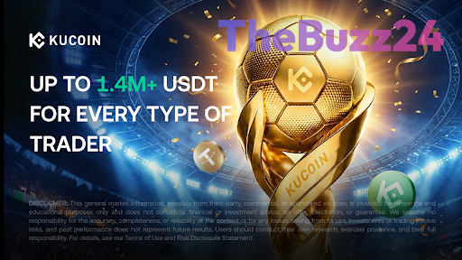 KuCoin Unveils Global ‘Crypto Cup’ Campaign Featuring 1.4 Million USDT Prize Pool
