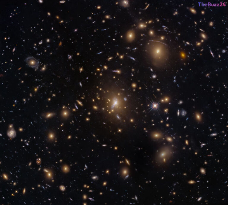 Hubble Telescope Captures Stunning View of Massive Galaxy Cluster MACS0329-0211