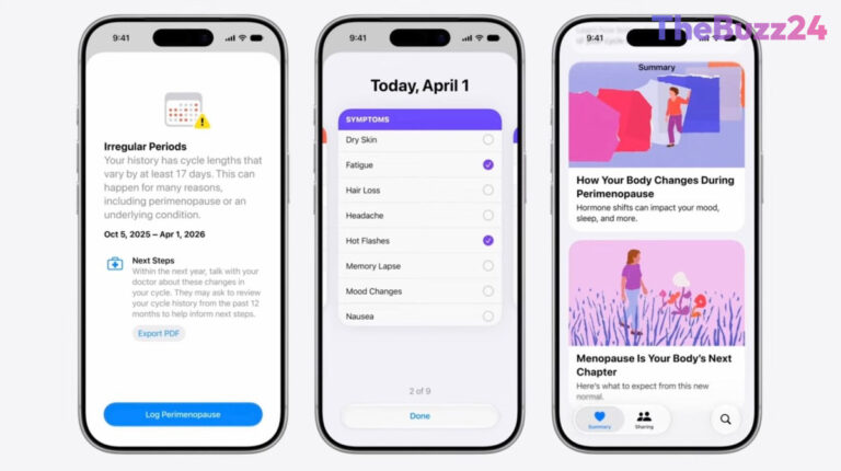 Apple Expands Women’s Health Features with New Perimenopause and Menopause Tracking Tools