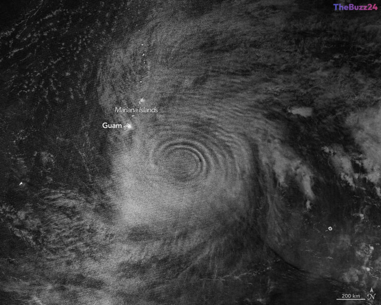 Atmospheric Ripples: How Super Typhoon Sinlaku Revealed Hidden Storm Dynamics