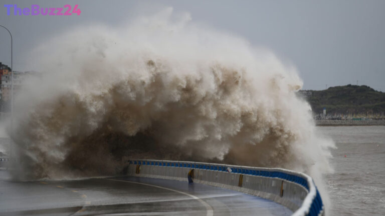 Typhoon Bavi Unleashes Fury on Eastern China, Triggering Mass Evacuations and Widespread Disruptions