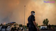 Catastrophic Wildfires Force Mass Evacuations Across Spain and France