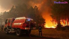 Mass Evacuations Sweep Southwestern France Amid Destructive Summer Wildfires