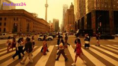 North America Chokes as Canadian Wildfires Blanket Cities in Hazardous Smoke