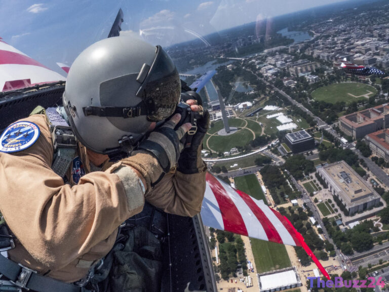 High-Flying History: Veteran Photographer Captures America’s Semiquincentennial Flyover from NASA F-18