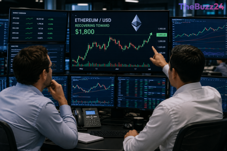 Ethereum Eyes $1,800 Breakthrough as Bullish Momentum Gains Traction