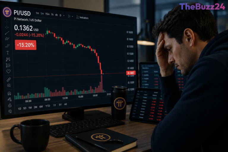 Pi Network Faces Downward Pressure as Retail Interest Wanes