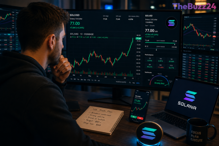 Solana Gains Momentum: Bulls Eye Key Breakout Above $81.50