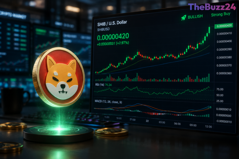 Shiba Inu Surges Past $0.0000042 Driven by Exchange Outflows and Strong Derivatives Sentiment