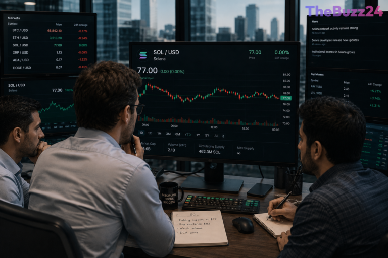Solana Gains Momentum as Institutional Inflows and Bullish Sentiment Rise