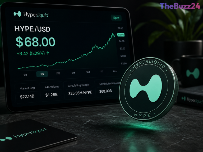 Institutional Backing Anchors Hyperliquid (HYPE) as Retail Pullback Drags Price Below $70