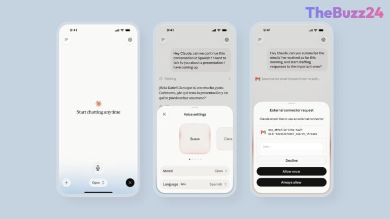 Anthropic Upgrades Claude Voice Mode with Multi-Model Support and Third-Party App Integrations