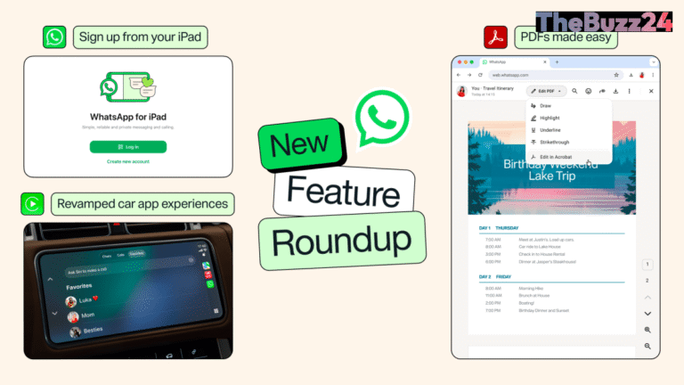 WhatsApp Expands Cross-Device Functionality with iPad Registration and Enhanced In-Car Features