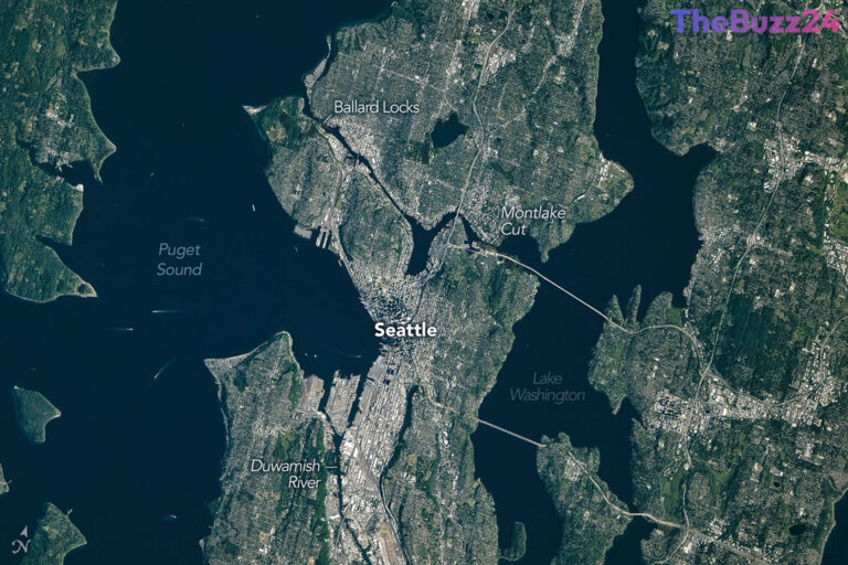 Seattle from Above: How Glaciers and Human Engineering Sculpted the Emerald City