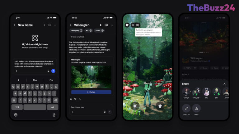 Roblox Unveils AI-Powered ‘Build’ Tool to Let Mobile Users Generate Games via Text Prompts