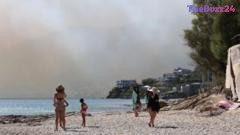Crete Evacuations Surge as Violent Wildfires Sweep Across Southern Europe
