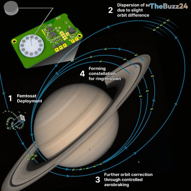 Swarm Intelligence: The Future of Saturn Exploration Using Femtosat Constellations