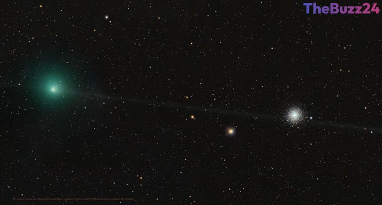 Celestial Alignment: Comet Tempel 2 Passes Near Globular Cluster M30