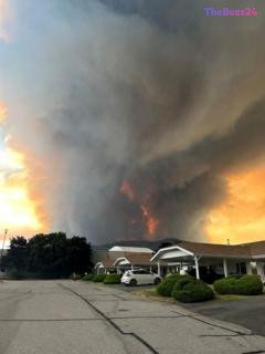 Rapidly Expanding Bald Range Wildfire Triggers Mass Evacuations in British Columbia