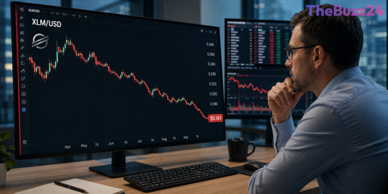 Stellar (XLM) Faces Mounting Bearish Pressure as Key Indicators Signal Deeper Correction Risk