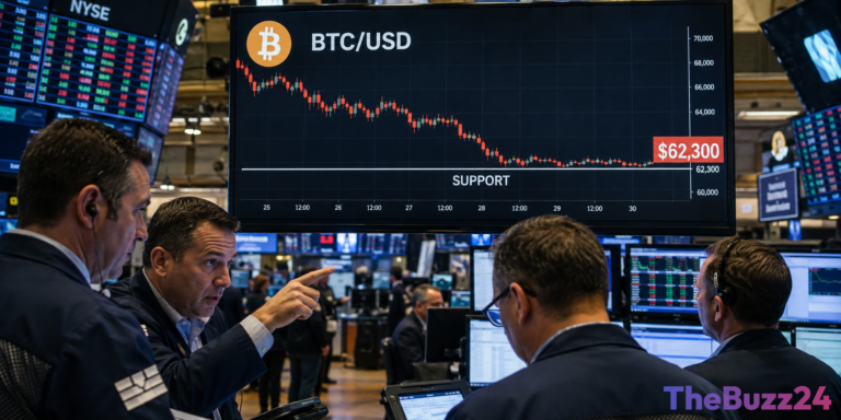 Bitcoin Stabilizes Above Key Support, Faces Uphill Battle for Recovery