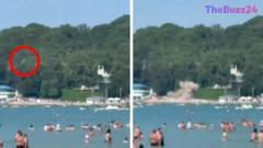 Tragedy on the Black Sea: Ukrainian Drone Strike on Crowded Russian Beach Leaves Seven Dead